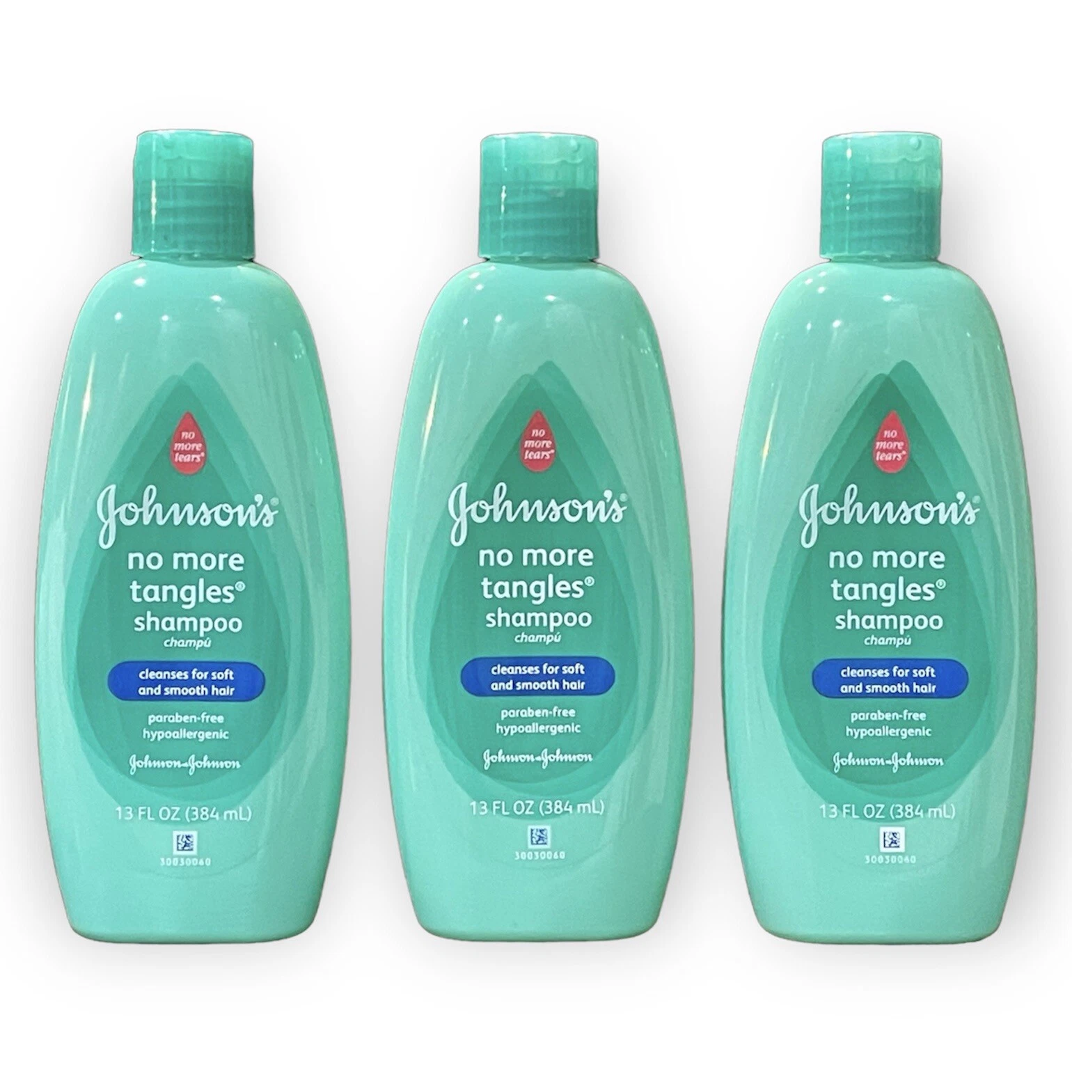 JOHNSONS No More Tangles Shampoo Original Formula 13 Fl Oz New Lot Of 3
