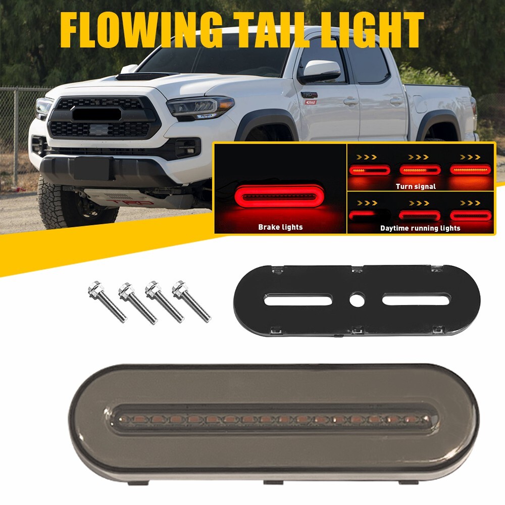 1X Sequential LED Strip Bar Turn Signal Brake Tail Stop Light DRL Truck Trailer