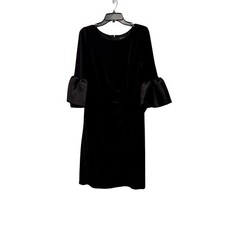 New Adrianna Papell Size US 14 Stretch 3/4 Bell Sleeve Ruched Waist Sheath Dress