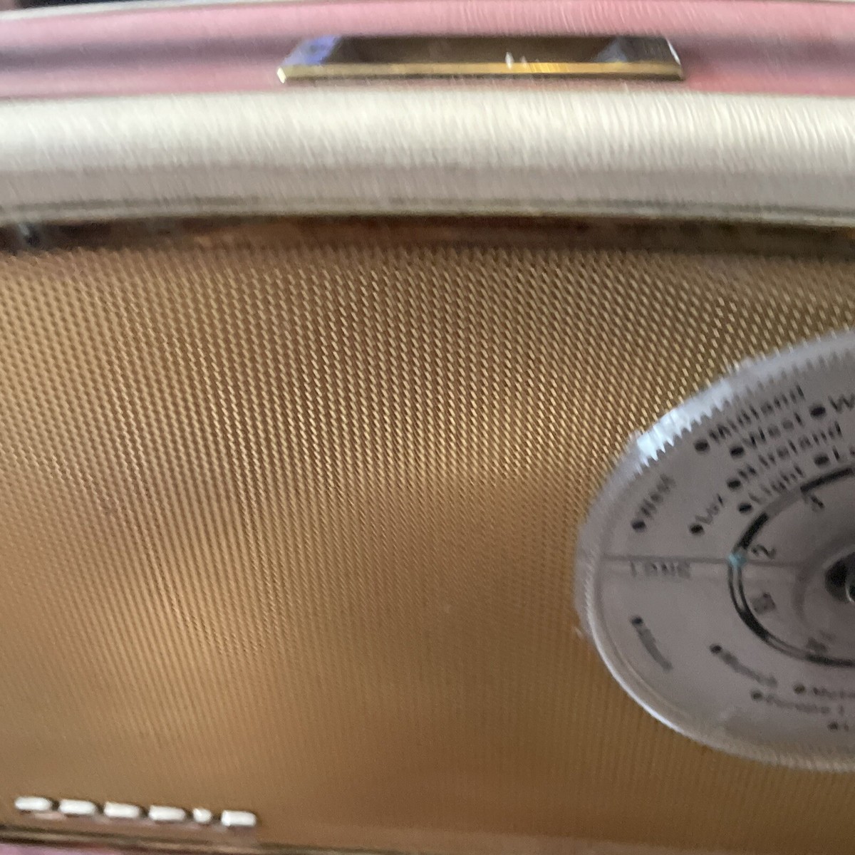 PERDIO Transistor Radio 1960s in pink !!! | eBay UK