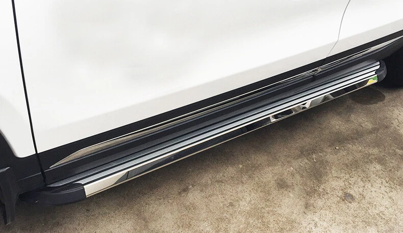  Tabla de correr de 2 piezas para Jeep Compass 2011-2016 barra Nerf escalón lateral Foto 4 de 4