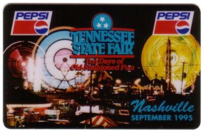 TK 431b Telefonkarte/Phonecard Tennessee State Fair (1995 Nashville) With Pepsi
