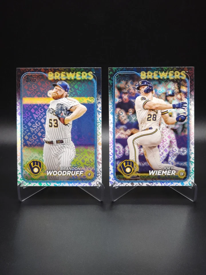 Jackson Chourio 2024 Topps Juego de Estrellas Variación ASG #698 RC +18 ¡Tarjetas de Bonificación! Foto 4 de 4