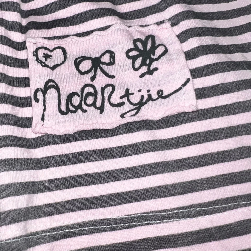 Blusa Naartjie Niños Niñas Vintage Gris y Rosa Rayas XXXL 9 Foto 2 de 4