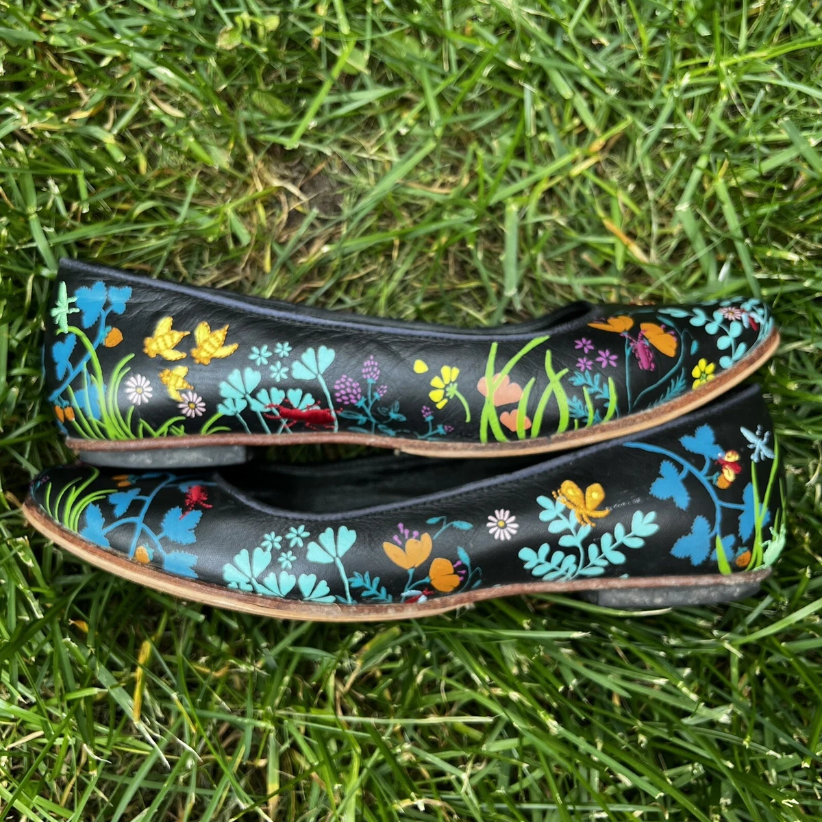 Flowered flats sale