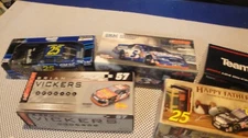 LOT OF 6 BRIAN VICKERS 1/24 DIE-CAST CARS 3  SIGNED GMAC ORE IDA Father's Day