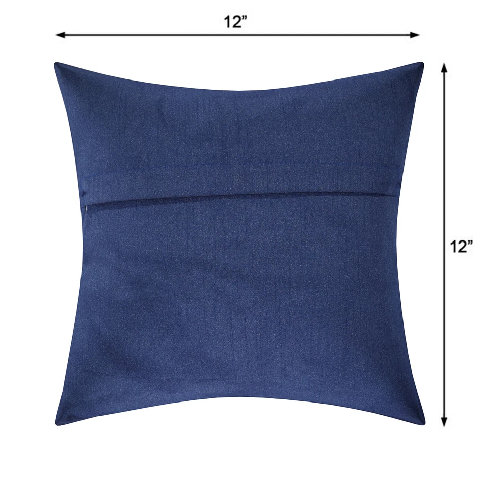 FUNDAS DE ALMOHADA Funda Cojín Sofá Almohadas Indias Decorativas Navidad 12x12" Foto 3 de 4