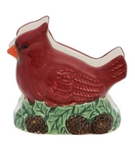 St. Nicholas Square Yuletide Cardinal Napkin Holder New