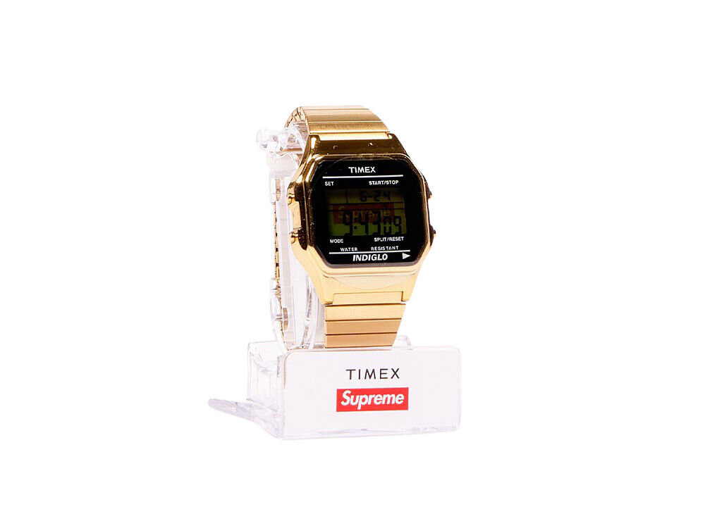 Supreme Timex Digital Watch SUP-FW19 Black & Gold Brand New