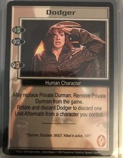 BABYLON 5 B5 CCG Severed Dreams PROMO card DODGER Human Character RARE