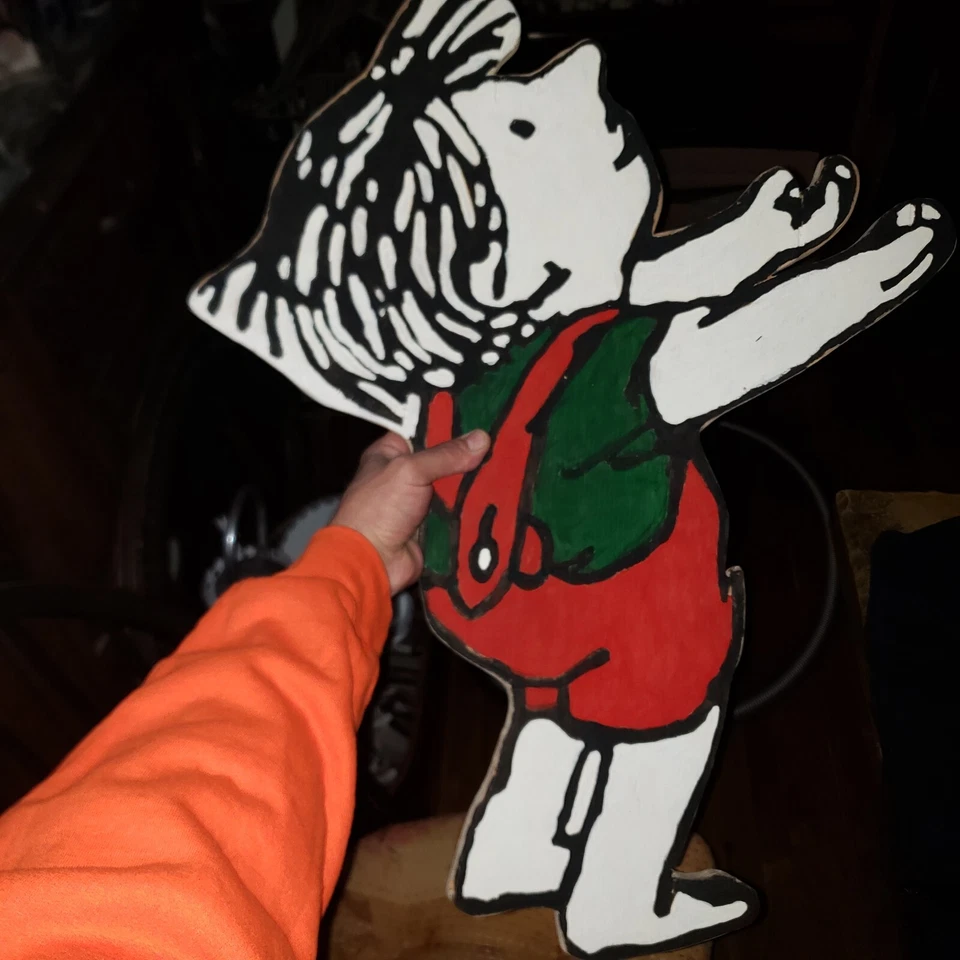 Arte en madera Boy Giving Tree Foto 4 de 4