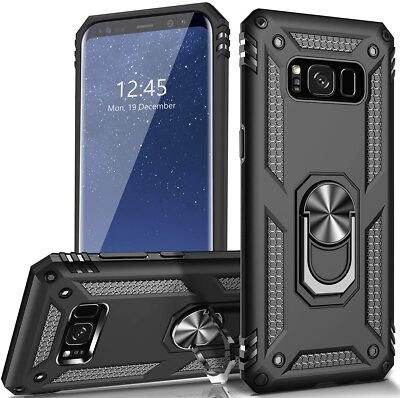 Shockproof Phone Case For Samsung Galaxy S8 / S8 Plus Kickstand Armor Hard Cover