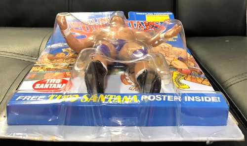 Tito Santana WWF Autographed LJN Wrestling Superstars Figure w/ Inscriptions NIB - Picture 8 of 11