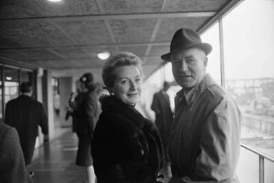 Scottish Actress Deborah Kerr With Her Husband 1966 OLD PHOTO