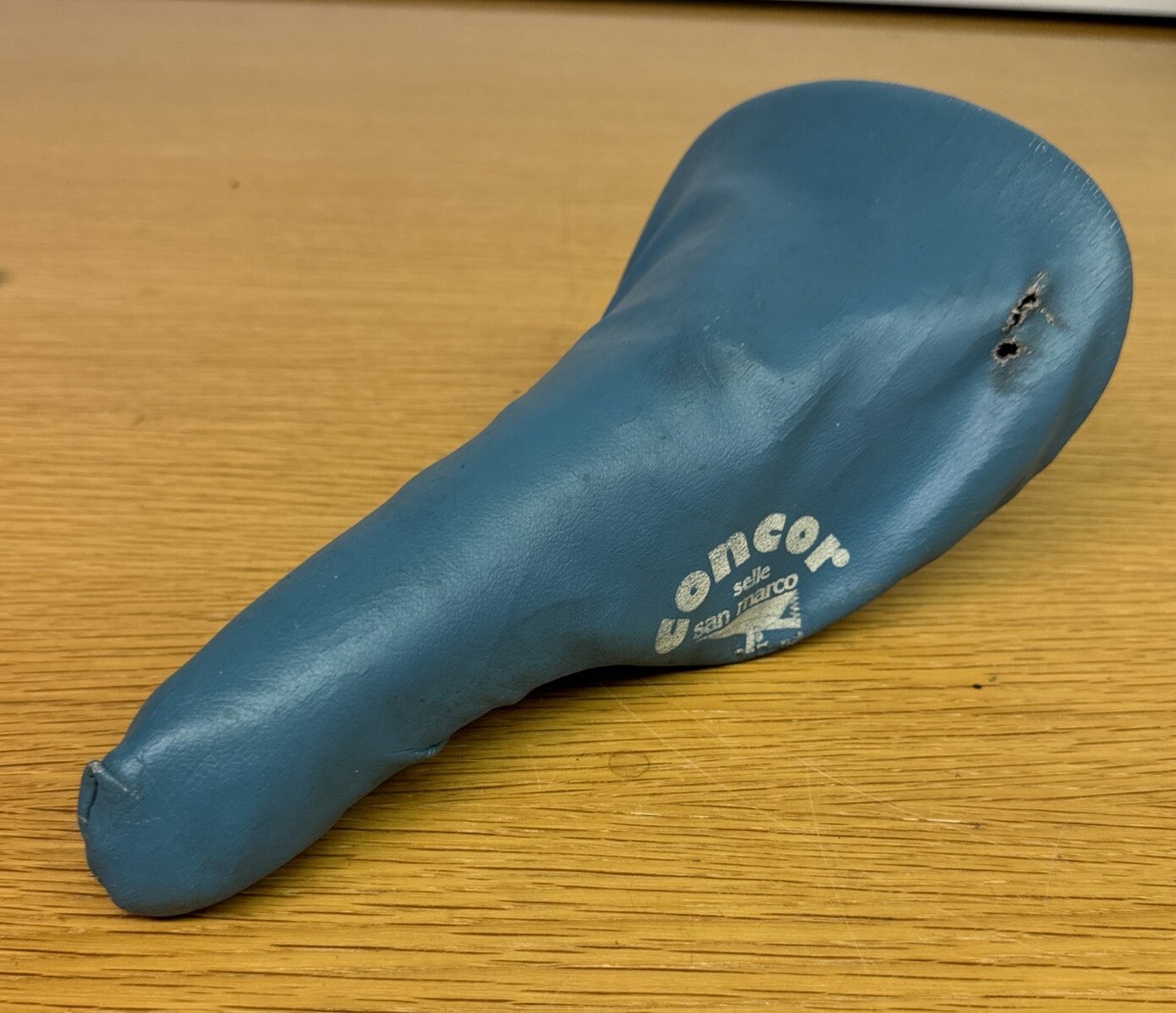 Vintage Concor Supercorsa Selle San Marco Saddle Brown Leather