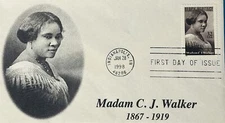 KSC Cachets 3181 Madam C. J. Walker Black Heritage Indianapolis, IN