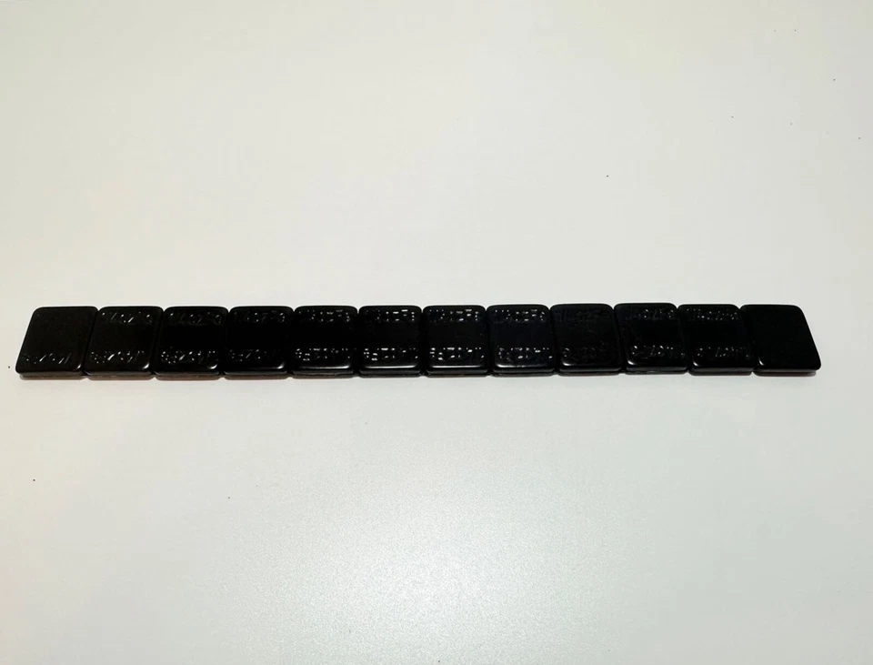 6 КОРОБОК 1/4 УНЦИИ ЧЕРНЫЕ КОЛЕСНЫЕ ВЕСА КЛЕЙКАЯ ЛЕНТА 54 ФУНТА СВИНЕЦ БЕСПЛАТНО 3456 ПК - Изображение 3 из 3