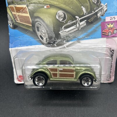 Hot Wheels. wood grain Volkswagen Beetle green | eBay
