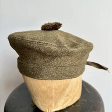 WWII Canadian Highlander Reg Hat Scottish Tam O’shanter Original Dated 1941