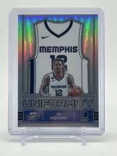 2021-22 Contenders Optic Basketball JA MORANT Uniformity SILVER HOLO Grizz A