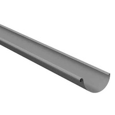 Lindab Half Round gutter 3M 100, 125 & 150mm Galvanised & Powder coated