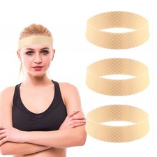 3-Piece Wig Grip Band Set - Adjustable Silicone Headbands, Skin Color