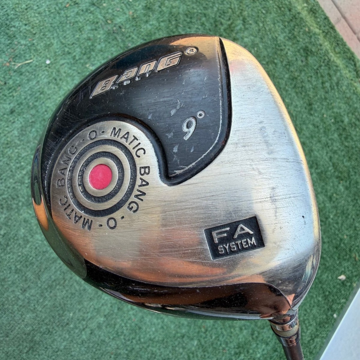 BANG BANG-O-MATIC Driver Metal Graphite Shaft FA System 9° Golf