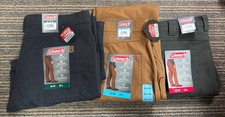 PICK SIZE / COLOR - COLEMAN Men's Stretch Fleece Lined Cargo Pants