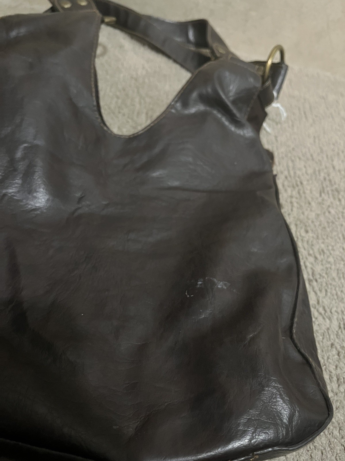 Patchwork Hippie Multi Leather Satchel Shoulder B… - image 4