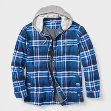 Duluth Trading Men’s Flapjack Hooded Fleece-Lined Shirt Jac Jacket