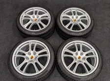 4 Factory Porsche Cayenne GTS Turbo S 21" OEM Wheels & Pirelli Winter Snow Tires