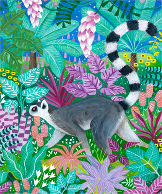 Loping Lemur (57 Piece Mini Puzzle)
