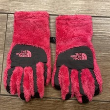The North Face Girls Denali Thermal ETIP Gloves - Pink/Graphite Grey - S