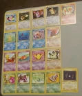 Nintendo Pokemon TCG Team Rocket/Gym Heroes 1st Ed 16-Card Lot Eevee