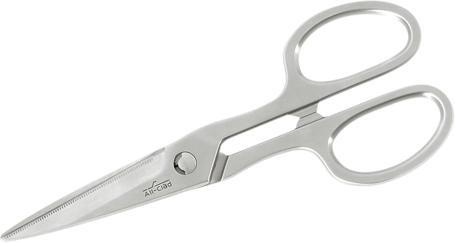All-Clad Stainless Steel, All Purpose Kitchen Shears,Heavy Gauge, Ergonomic, Rus