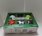 Festive Voice Novelty Golf Balls Set of Six- Sports Themed — photo 4