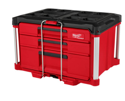 Milwaukee 48-22-8447 PACKOUT Schublade Werkzeugkiste Aufbewahrung Schwerlast rot