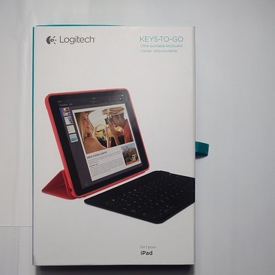 Logitech Keys-to-go Ultra-portable, Stand-alone Keyboard - Wireless - Bluetooth
