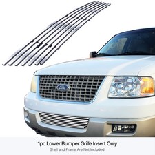 Fits 2003-2006 Ford Expedition Bumper Stainless Billet Grille Grill Insert Fits 2003-2006 Ford Expedition Bumper Stainless Billet Grille Grill Insert