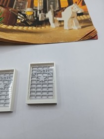 LEGO 1990s Wild Western SHERIFF Sign Light Gray 6755 Windows  Door Instructions 