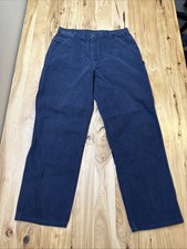 Carhartt B11 Washed Duck Dungaree Fit Carpenter Canvas Work Pants Size 38x34