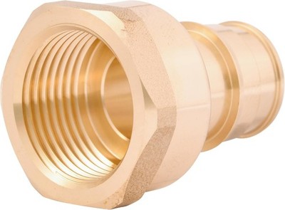 SharkBite UAB088LFA 3/4'' Expansion FNPT Female Adapter PEX-A Brass Fitting