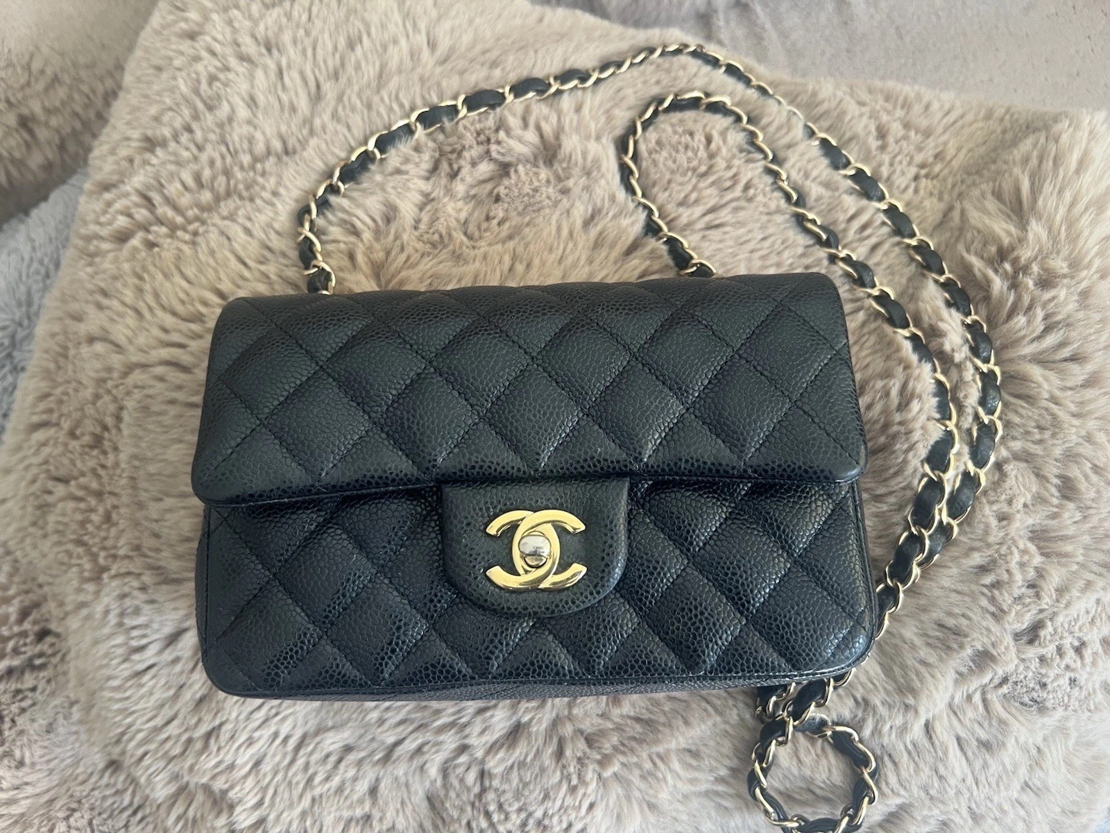 CHANEL Classic Mini Flap Bag Caviar