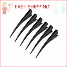 Large Long Alligator Hair Clips for Styling Salon Sectioning, GLAMFIELDS 5 inch