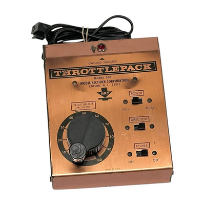 MRC THROTTLE PACK MODEL 500 HO TRAIN TRANSFORMER