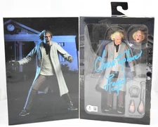 Christopher Lloyd Signed Back to the Future 7" Action Figure- Beckett W Hologram