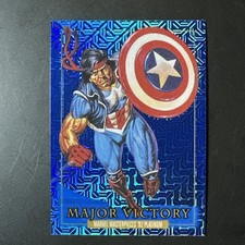 2024 Skybox Marvel Masterpieces '92 Platinum Blue Traxx Major Victory #48