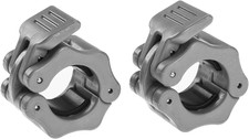 Barbell Clamps 1 inch, Exercise Collars 1" 25mm Quick Release Pair of Lockin...