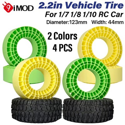 4PCS 9IMOD 2.2''Silicone Soft Rubber Tires for 1/7 1/8 1/10 RC Traxxas Truck Cars