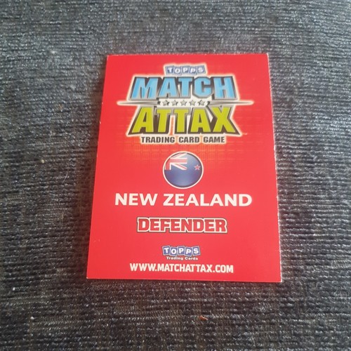 💥Match Attax World Cup 2010 Football Card Ryan Nelson New Zealand Star Player - Picture 2 of 2